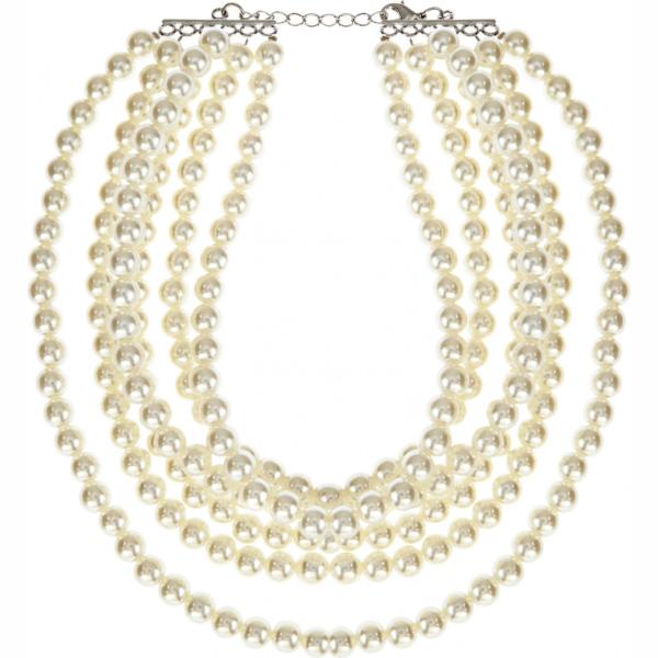Collier con perle beige Bpc bonprix collection