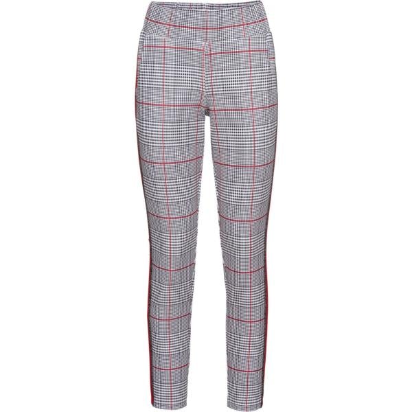 Pantalone con bande laterali a quadri Rainbow a quadri