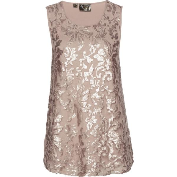 Maglia con pizzo e paillettes Bpc selection premium