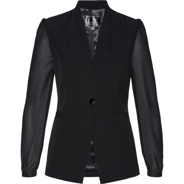 Blazer chiffon nero Bpc selection premium nero