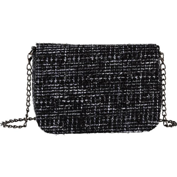 Borsa a tracolla tweed nero Bpc bonprix collection nero