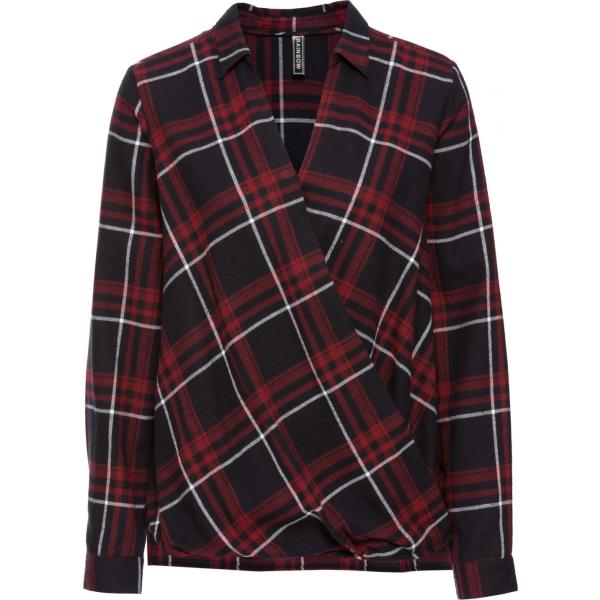 Blusa a quadri in flanella Rainbow a quadri