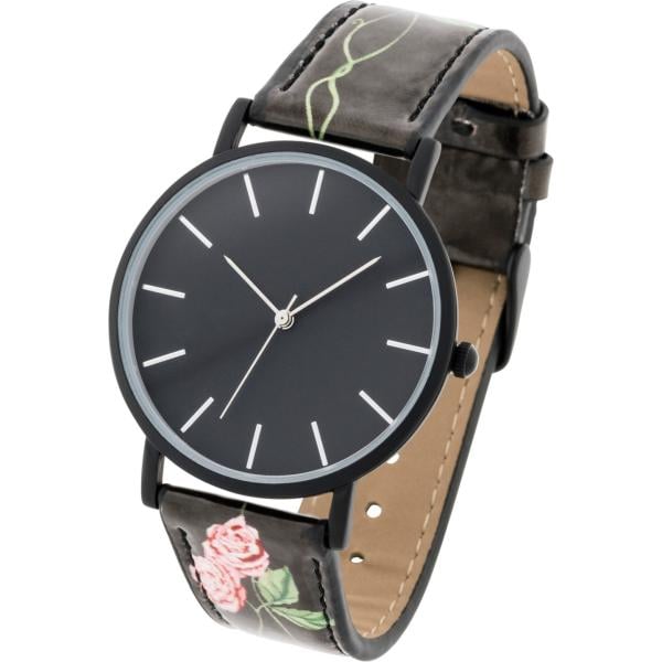 Orologio fantasia floreale con cinturino rosa Bpc bonprix collection rosa a fiori