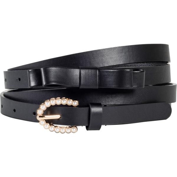 Cintura con fiocco e perle con fibbia nero Bpc bonprix collection nero