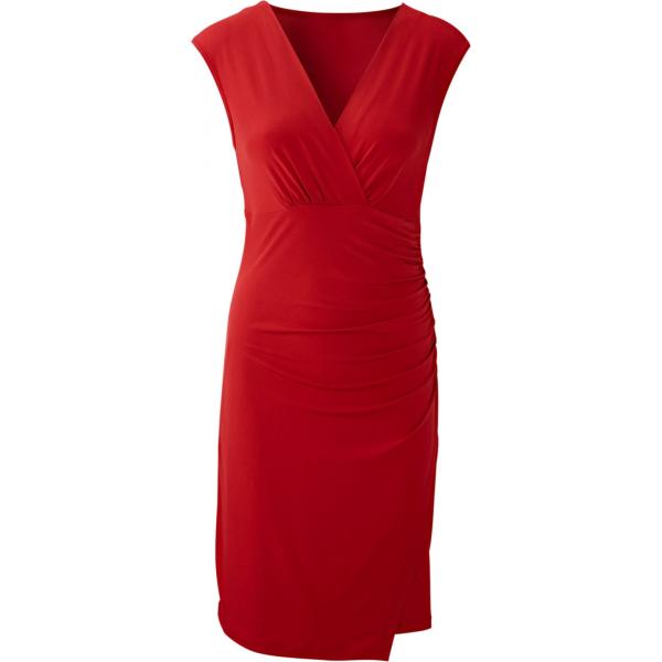 Vestito con scollo in maglina tinta unita Bodyflirt rosso tinta unita