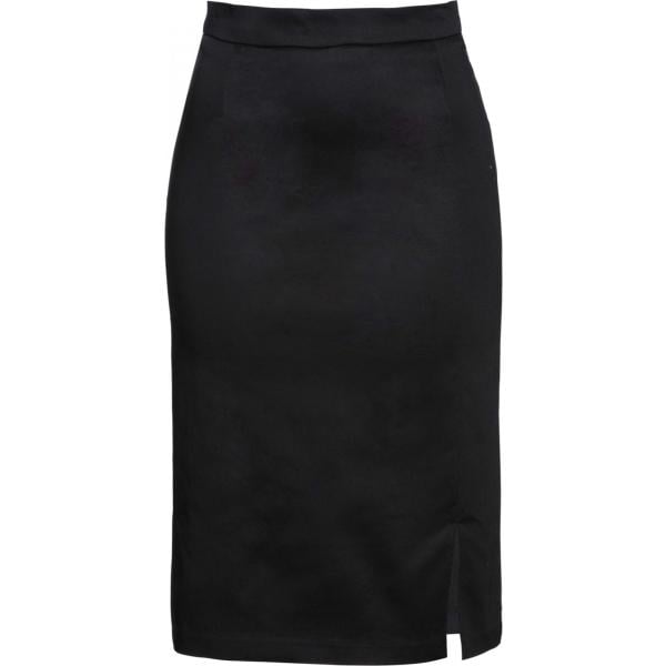 Gonna con spacco scollo profondo stretto aderente nero Bpc selection premium nero