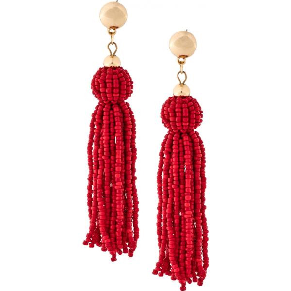 Orecchini con nappine rosso Bpc bonprix collection rosso