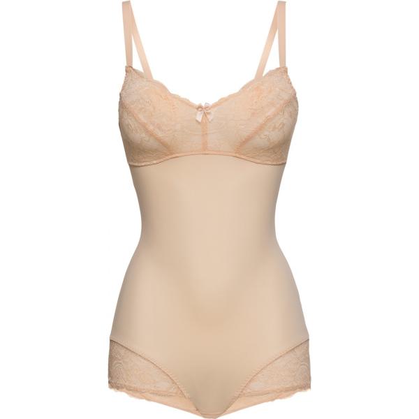 Body aderente beige Bpc bonprix collection - Nic...