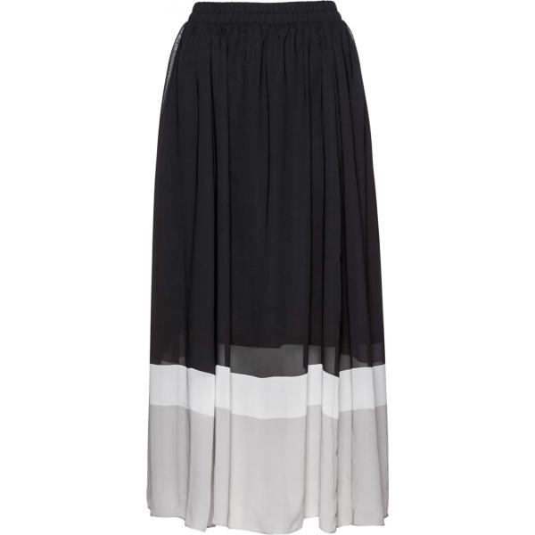 Gonna fantasia geometrica chiffon nero Bpc selection nero geometrica