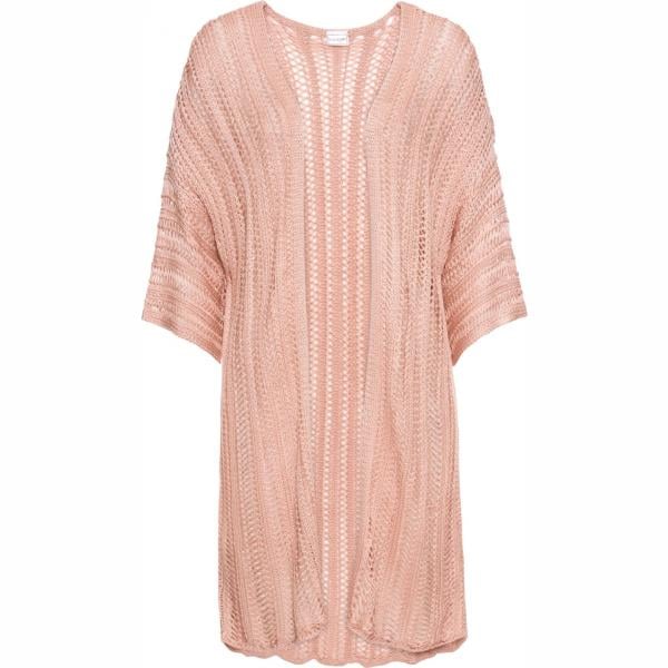 Cardigan traforato rosa e corda Bodyflirt rosa