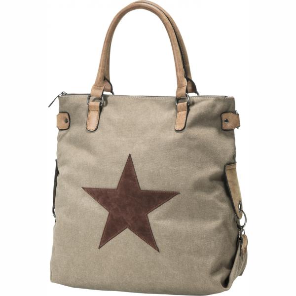 Borsa a mano in pelle sintetica marrone Bpc bonprix collection marrone