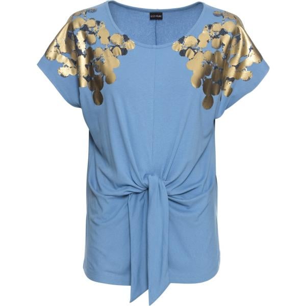 Maglia con nodi blu Bodyflirt blu