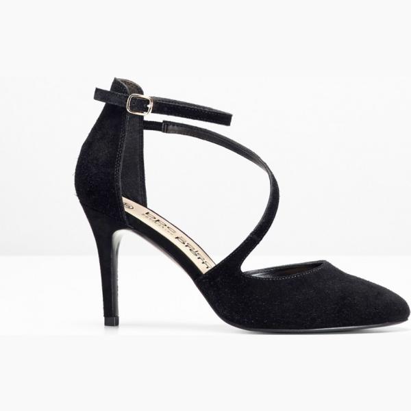 Décolleté pumps con cinturino nero Bpc selection premium nero