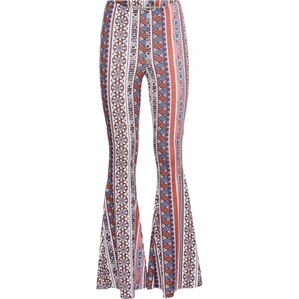 Pantalone a zampa viola Rainbow viola