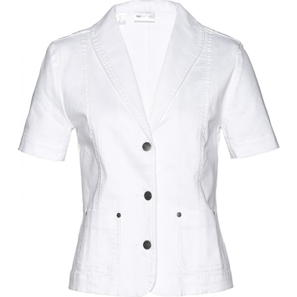 Blazer a maniche corte in denim Bpc selection