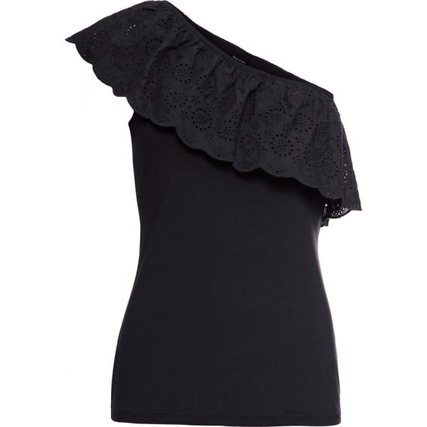 Top monospalla con ricamo Bodyflirt