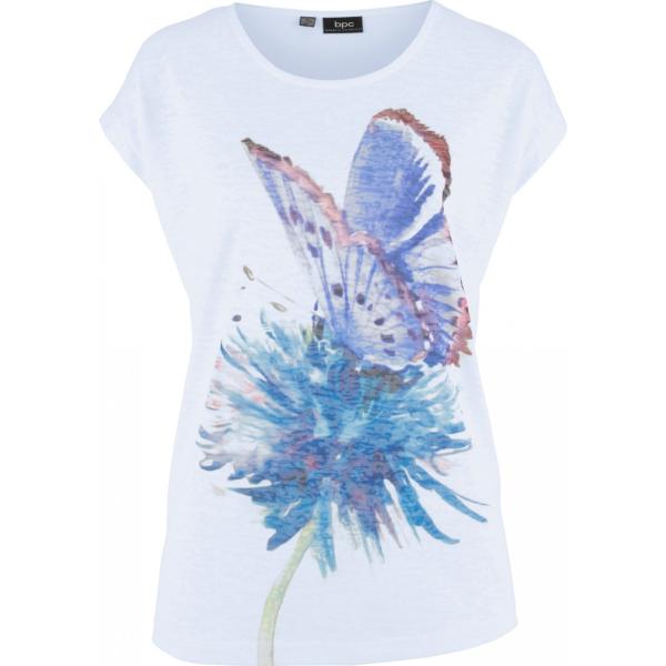 Maglia con stampa filato bianco Bpc bonprix collection bianco con stampe
