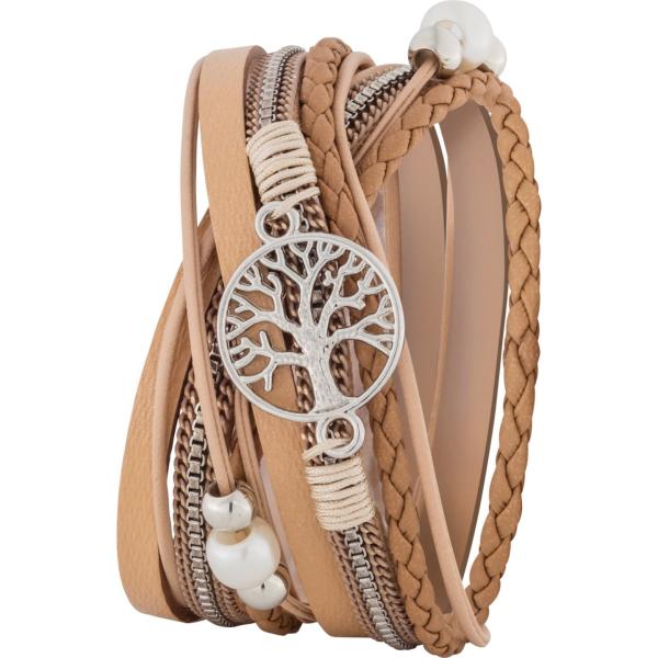 Bracciale in pelle sintetica Bpc bonprix collection