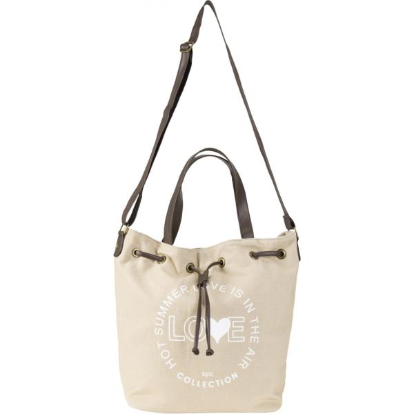 Shopping bag sport con stampa grigio Bpc bonprix collection