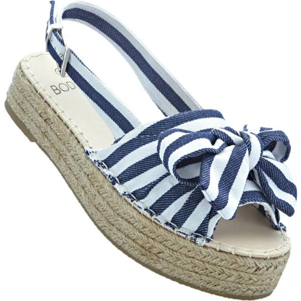 Espadrillas con plateau blu Bodyflirt blu
