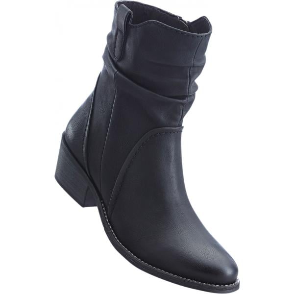 Stivaletti con zip nero Bpc bonprix collection nero