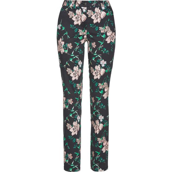 Pantalone fantasia elasticizzato nero Bpc selection nero