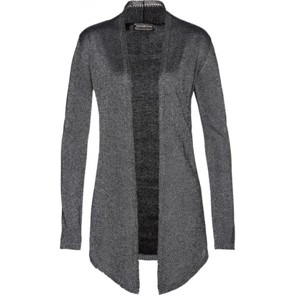 Cardigan in in maglia nero e corda Bpc selection nero