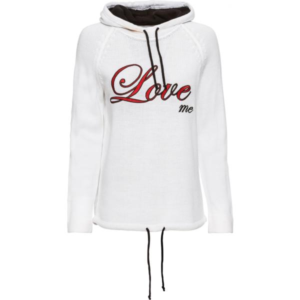 Pullover con stampa e cappuccio Rainbow con stampe