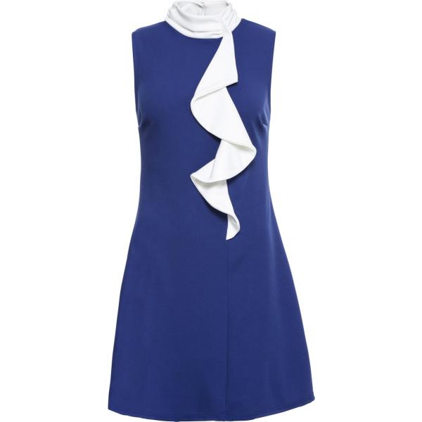 Vestito con volant blu BODYFLIRT boutique blu