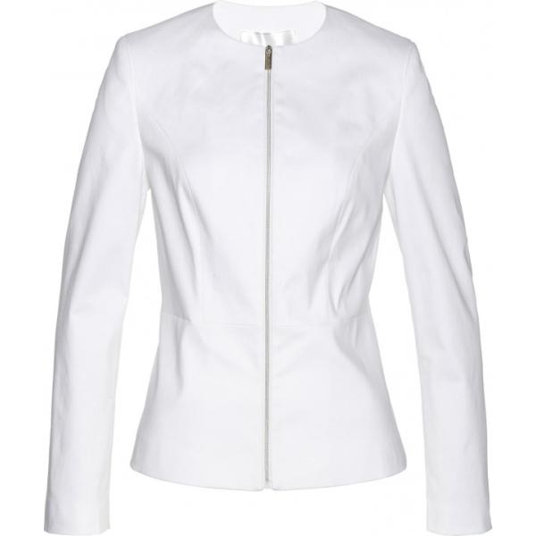 Blazer con zip bianco Bpc selection bianco