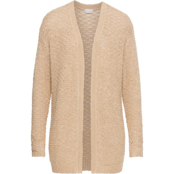 Cardigan in in maglia beige e corda Bodyflirt