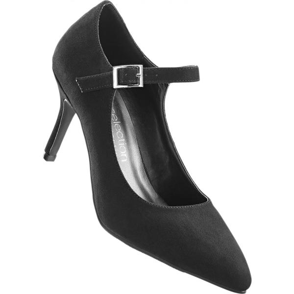 Décolleté pumps con cinturino nero Bpc selection nero