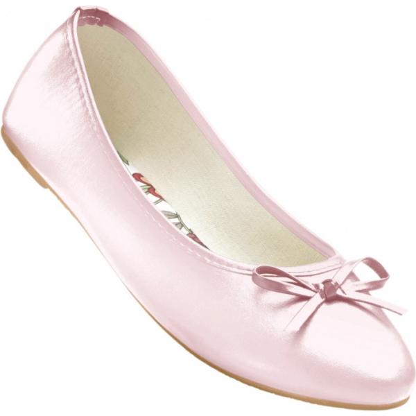 Ballerine con fiocco in pelle sintetica Bpc selection rosa