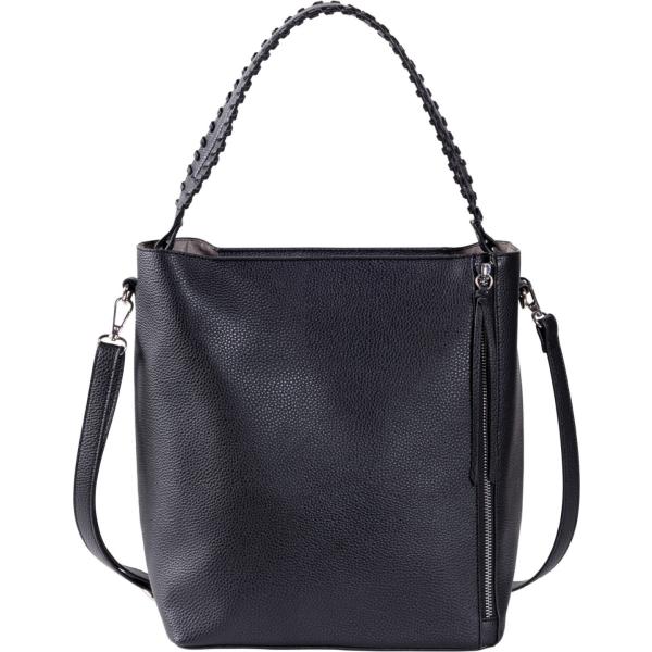 Borsa a tracolla con manico forma intrecciata nero Bpc bonprix collection nero