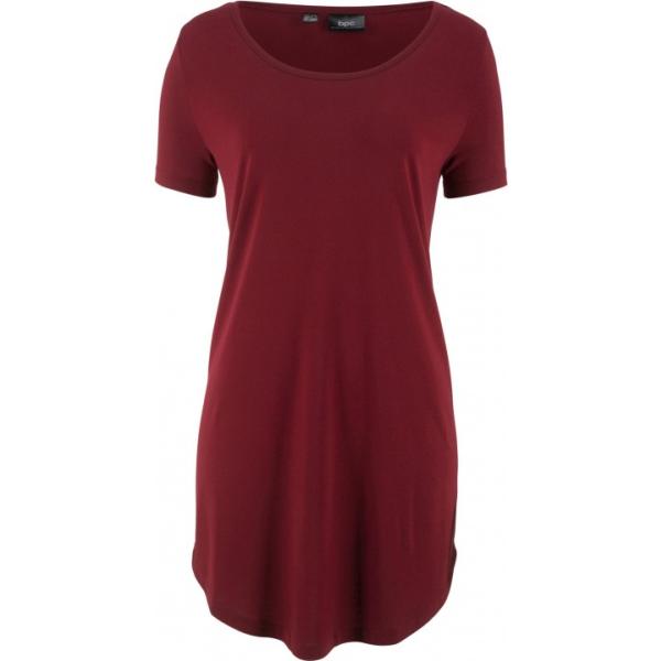 Maglia lunga a maniche corte rosso Bpc bonprix collection rosso