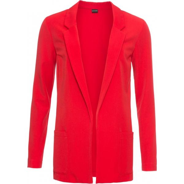 Blazer taglio dritto collo aperto con tasche rosso Bodyflirt rosso