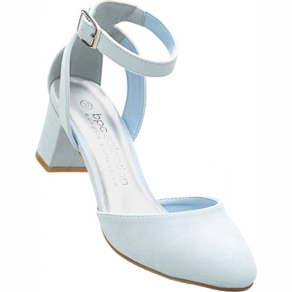Décolleté pumps con cinturino e fibbia blu Bpc selection blu