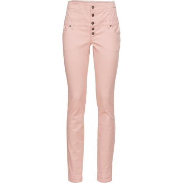 Pantalone skinny contrasto vita alta elasticizzato Rainbow rosa