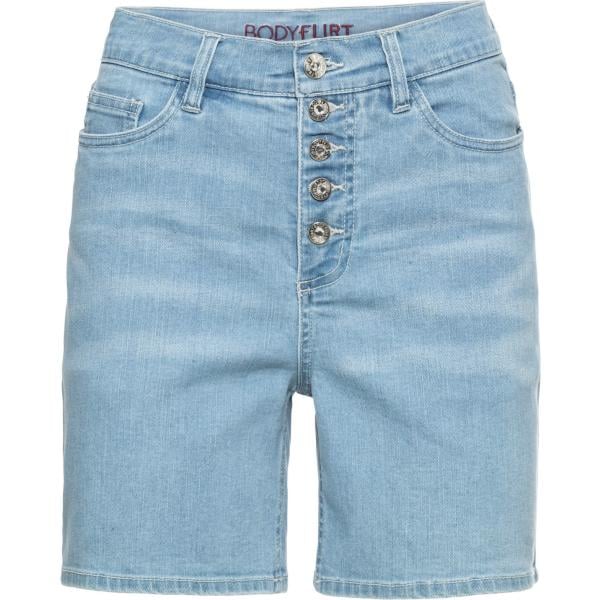 Pantalone corto in denim blu Bodyflirt blu