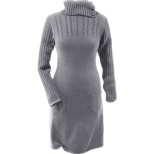 Vestito in in maglia con bottoni grigio Bodyflirt grigio