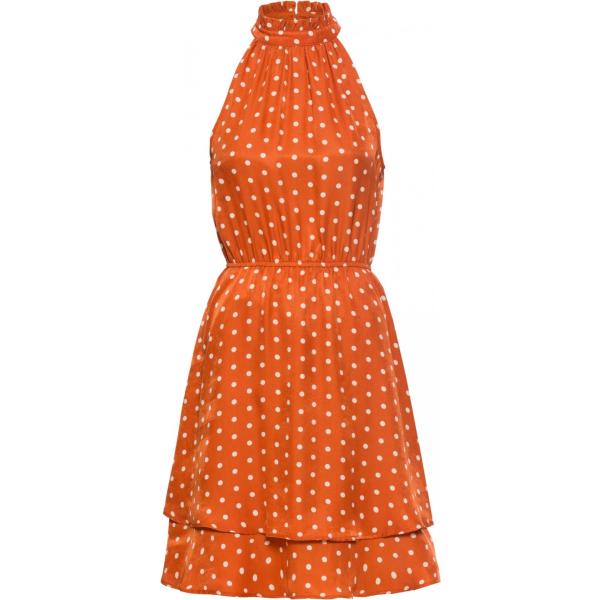 Vestito con scollo arancione Bodyflirt