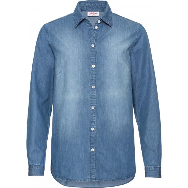 Camicia a maniche lunghe in denim blu John Baner JEANSWEAR blu