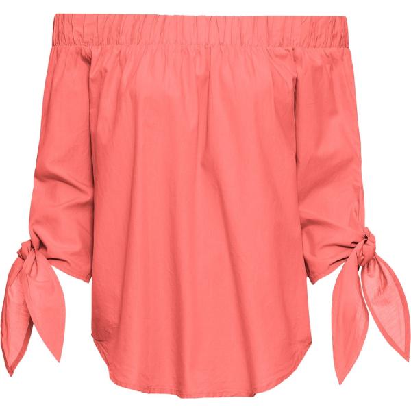 Blusa con scollo fucsia Bodyflirt viola