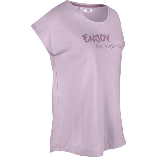 Maglia con stampa a maniche corte viola Bpc bonprix collection viola con stampe