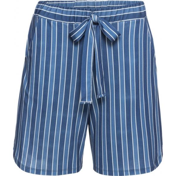 Pantalone corto a righe vivace Rainbow blu a righe