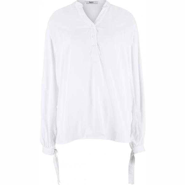 Blusa con fiocco bianco Bpc bonprix collection bianco