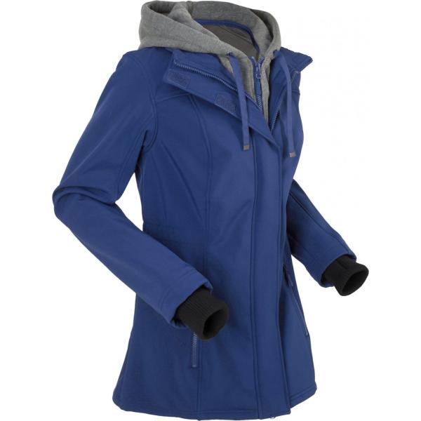 Giacca con cappuccio Bpc bonprix collection blu