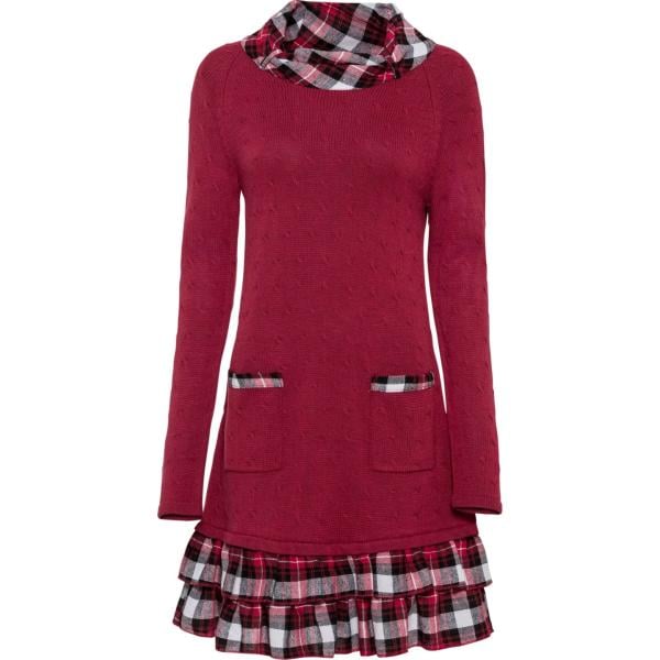 vestiti lunghi bonprix rosso a quadri