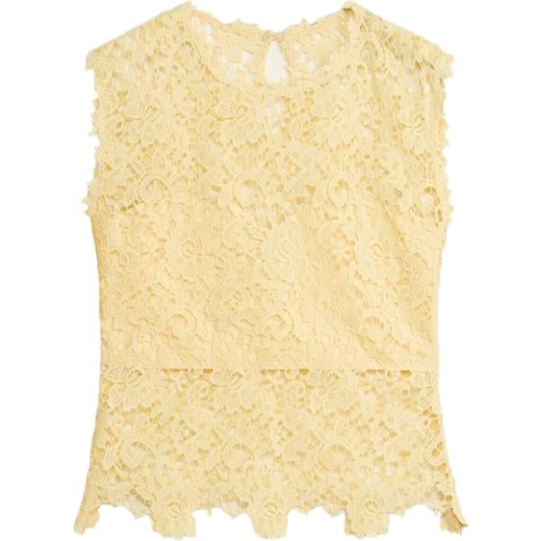 top bonprix giallo