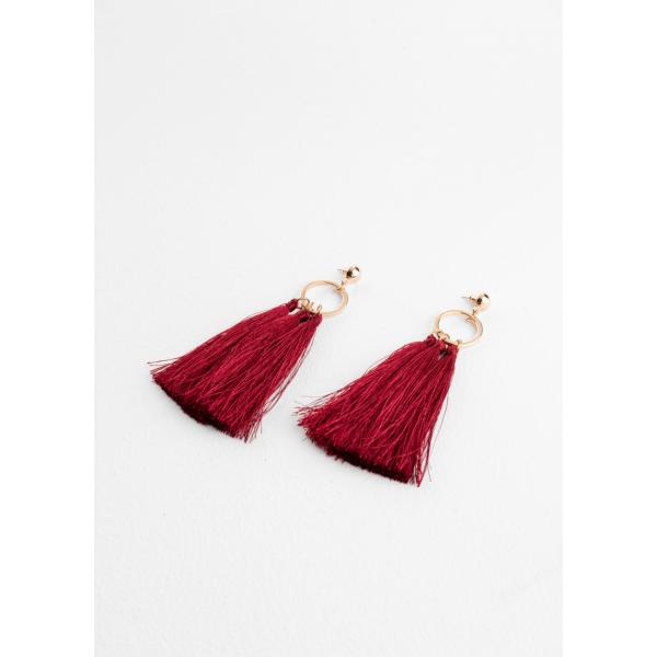 Orecchini con nappine Bpc bonprix collection viola